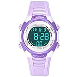 🏊 La natación es factible: Este reloj de pulsera analógico para niños tiene una impermeabilidad de 50 metros, que es suficiente para la vida diaria. Lavarse las manos, salpicaduras de agua y llover están disponibles. Además, incluso si se usa durante la natación, no se preocupe si el reloj se dañó por el agua.Aviso: no presione ningún botón en el agua.
