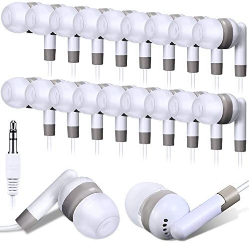 Konohan 100 Pcs Bulk Earbuds with Wire Basic Headphones in...