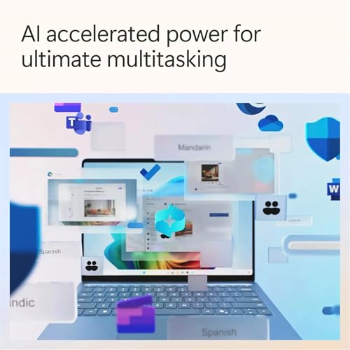 Image of Microsoft Surface Laptop 7 Copilot+PC 13.8 inch Touchscreen Snapdragon X Plus 16GB RAM 1TB SSD, Sapphire (Renewed)