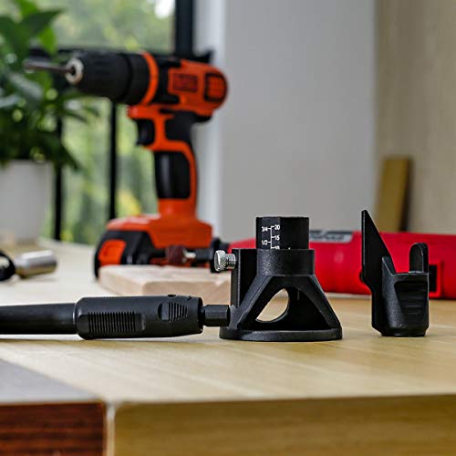 Populo High Performance Rotary Tool Kit with 107 Accessories, 3 Attachments, Variable Speed, Flex Shaft and Universal Collet for Abrasive, Polish, Cutting, Engraving, Drilling and Crafting DIY Project