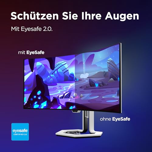 Lenovo Legion Pro 34wd-10 | 34" WQHD Gaming Monitor | 3440x1440 | 240Hz | 0.03ms Reaktionszeit | OLED Panel | USB-C | HDMI | DisplayPort | AMD FreeSync Premium Pro | integr. Lautsprecher | schwarz – Bild 5