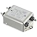 HogarTech for EMI Power Filter for Industrial Use, Single-Phase Double-Section 3A to 10A, 115/250VAC, CW4L2 Series(CW4L2-10A-T)