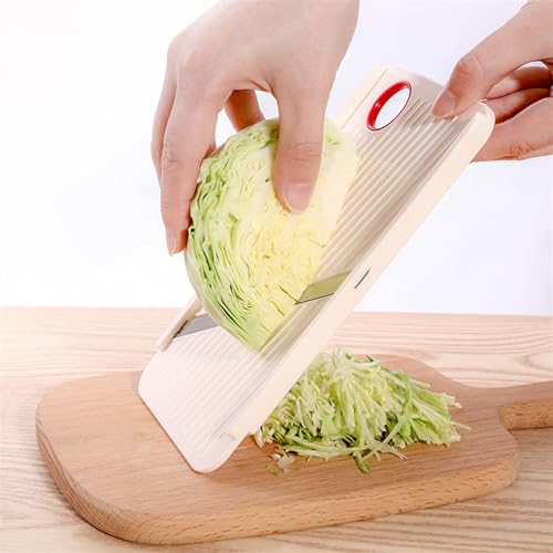 Mandolina cortadora y ralladora para frutas y vegetales miniatura 4