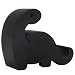 Plinrise Update New Dinosaur Shape Cute Cell Phone Mounts Candy Color Creative Ipad Set Material of Silica Ge, Size:2.8" X 3.1" X 1.3", For Iphone Ipad Samsung Phone Tablet Plate Pc - Black