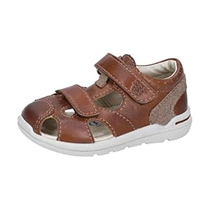 Ricosta Kaspi 3020100-263 Tan Boys Rip Tape Closed In Sandals