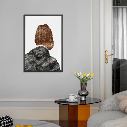 22.375x34 Poster Frame,Natural Soild Wood Black Picture Frames with Polished Plexiglass,Easy to Hang,Display Picture 22.375x34 for Wall Mounting Horizontally and Vertically (Black) by POUKROO - Image 6