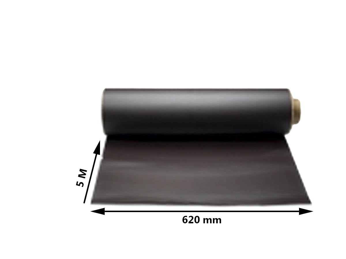 Bobina de imán flexible natural, 62 cm x 5 m, 1.5 mm de grosor