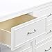 DaVinci Charlie 6-Drawer Double Dresser in White