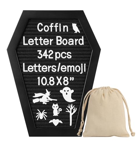 Coffin Letter Board