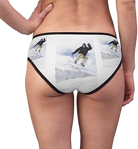Snow Boarding Panties, Snow Boarding Underwear, Briefs, Cotton Briefs, Funny Underwear, Panties For Women