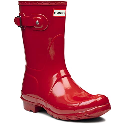 HUNTER Women's Boots Original Short Gloss Snow Rain Boots Water Boots Unisex