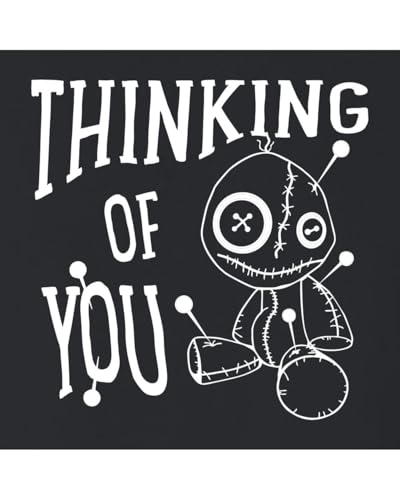 Go All Out Thinking of You Voodoo Doll Halloween Magic Funny Mens Women Youth T-Shirt3