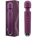 Handheld Cordless Personal Wand Massager bed geek with Memory Feature Waterproof USB Rechargeable Ma