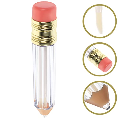 Frcolor 36 Pcs Empty Lip Gloss Tubes Creative Pencil Shaped Clear Mini Refillable Lip Oil Bottles For Women Girl Diy Cosmetics Lip Oil #TOP2