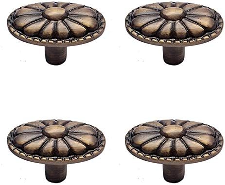 Adonai Hardware Hori Antique Brass Cabinet Knob (Supplied as 4 Pieces per Pack)