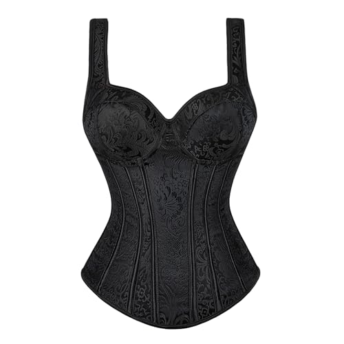 トップス MEDI LINGERIE LIKE PEPLUM BUSTIER BLACK Amazon.com: BI.TENCON Sexy Women Corset Tops Vintage Black