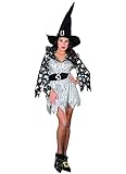 Tessuti di alta qualità. Costume da Strega Alice - Costumi di Carnevale Halloween streghetta Maga megera arpia fattucchiera per Donna Adulti Taglia Unica
