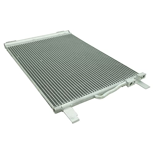 Image of TRQ A /C Condenser and Receiver Drier Assembly Compatible with 2015-2019 Volkswagen Golf 2018-2020 Tiguan