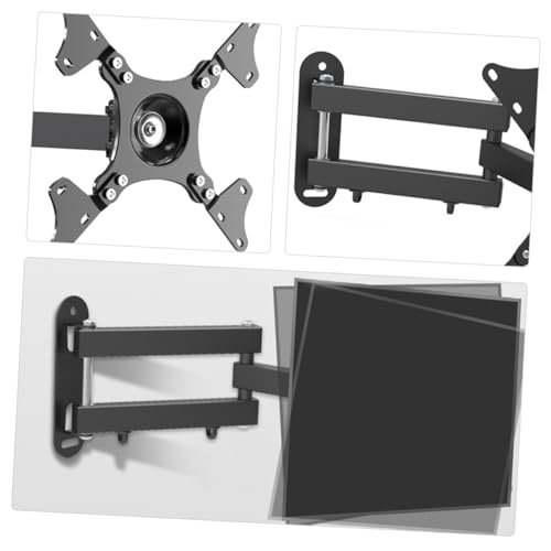 Support mural TV orientable et inclinable noir Toddmomy