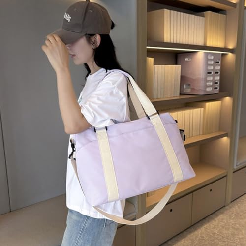 Bolsa de hombro compacta para viajes con compartimento seco-húmedo azul moderno de 43cm 6