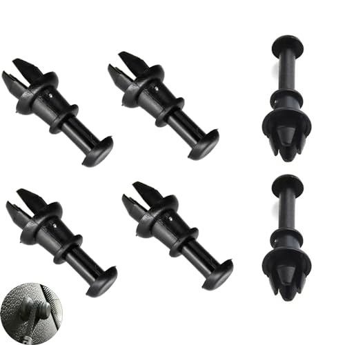 YehVeh 6 Pack Parcel Shelf String Clips Pivot Pin Hook Peg Strap Cord Holder for VW Taos Golf Polo Audi A3 Cargo Shelve System Interior Rear Trunk Cover S3 8P 8V Q3 Q5 8R MK5 MK6 1M6867574A 8P0862528
