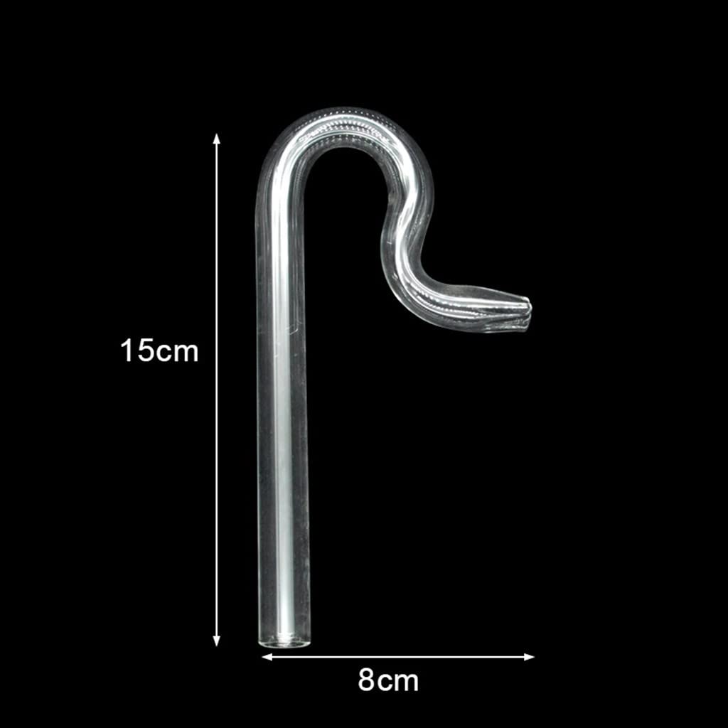 Aquarium Lily Pipe Set - Acrylic & Glass Inflow Outflow Skimmer for Fish Tanks and Water Plants,1pc(17mm A-Outlet)