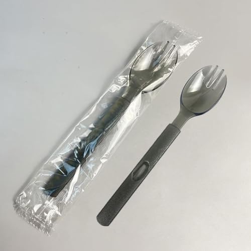 プラスチックスプーン 使い捨て 個別包装 スプーン 使い捨てスプーン 持ち帰り用スプーン ブラック 個別包装 業務用 100本- (B-スプーン(ビニール袋入り))