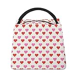 子供用 ランチバッグ スポーツ&アウトドア ミールバッグ 人気 可愛 サラリーマン 弁当袋 手提げ 釣り 遠足 旅行 お花見 入学の贈り物 ラブハーツピンク