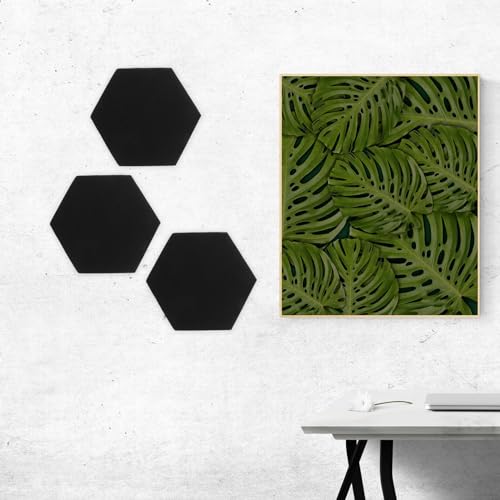 Paneles Acústicos Hexagonales Toddmomy 12pcs para Aislamiento y Reducción de Ruido miniatura 5