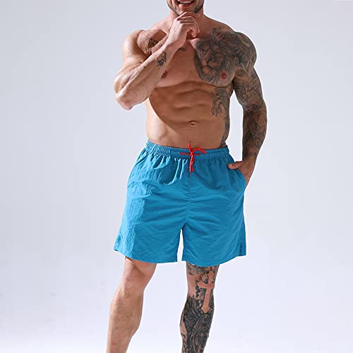 Men's Swim Trunks Quick Dry Beach Shorts with Pockets2