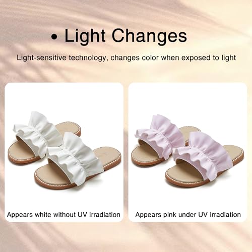 Image of THEE BRON Girls Cute Slip-On Slippers Stylish Sandals for Toddlers & Kids