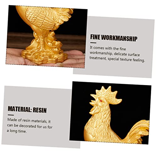 Statue de coq Feng Shui pour harmoniser votre affichage de bureau