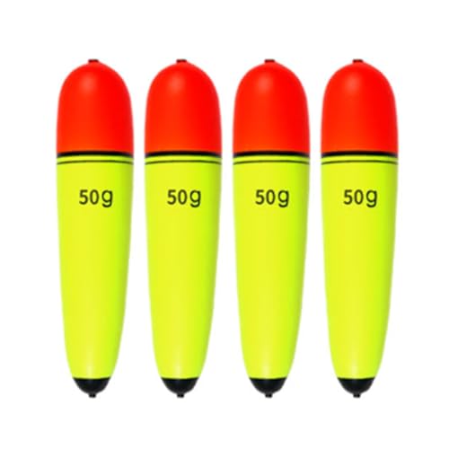 4Pcs Slip Bobber Fishing Float Foam Bobbers Saltwater Freshwater Floatage 10-120g Floating Buoyancy Easy to Use