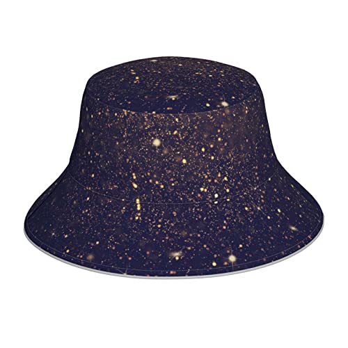 56 Sombrero De Cubo Gold Drops Bucket Hat Casual Sombrero De Pescador Plegable Sombrero del Cubo para Viaje Senderismo Camping