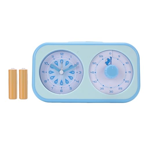 Temporizador visual infantil con alarma y reloj 3 en 1 silencioso 7