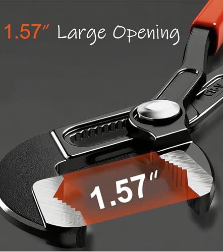 Image of Channel Locks Plier 12 inch,Fast Adjustable,Mutil-Position Push-Lock,High Torque,Anti-Rust.