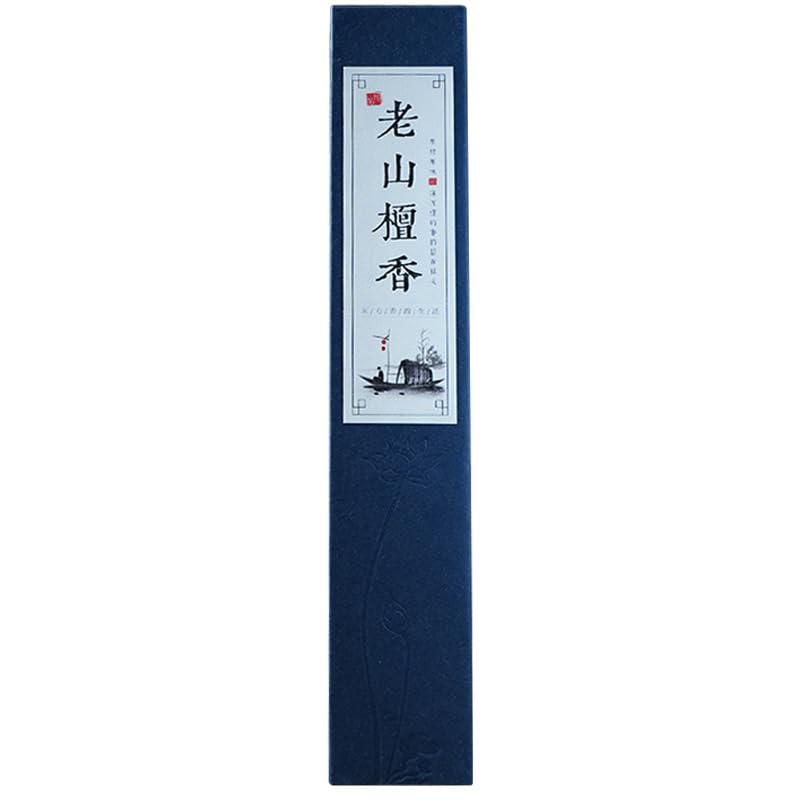 Leadwider Premium Lao Shan Sandalwood Incense Sticks, 100% Natural Raw Wood Scented Joss Sticks with Extended Burn Time, Chemical-Free Aromatherapy for Meditation, Yoga, Relaxation & Home Fragrance