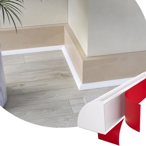 Wall Baseboard Molding Trim, High Impact Molding Panel Skirting Board,48in