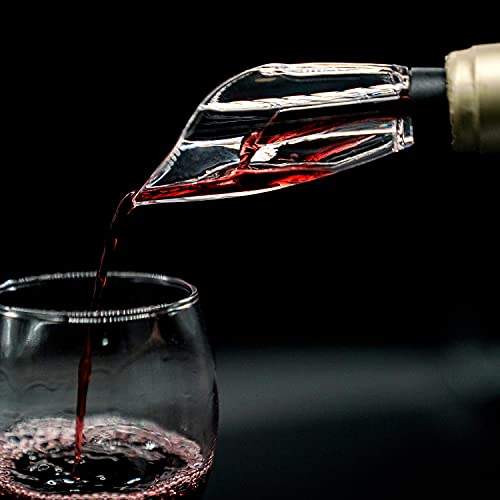Limx Oasis 2-In-1 Wine Air Aerator,Premium Acrylic Aerating Pourer And Decanter Spout,Elegant And Durable A01 Black #TOP3