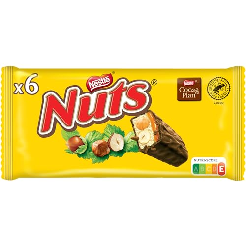 Nuts - Barre Chocolat au Lait - 6 barres de 42g