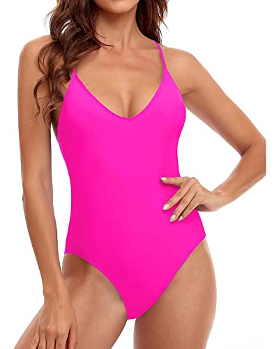 Image of Tempt Me Women Sexy One Piece Swimsuits V Neck Bathing Suit