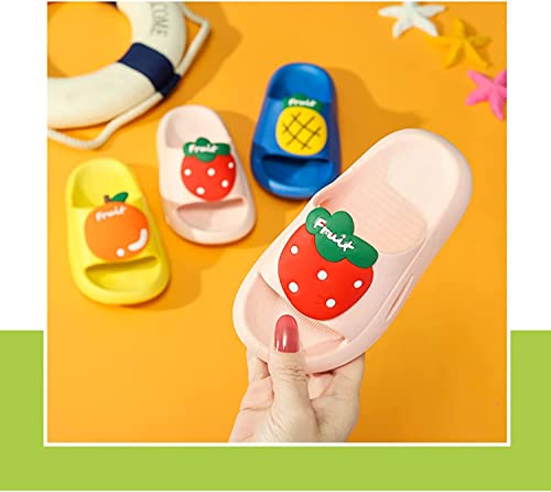 Child Shower Slippers, Toddler Fruit Bath Shower Slippers Kids Soft Slide Sandals Non-Slip Summer Beach Shoes for Beach Pool Water Shoes2