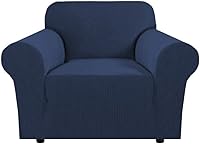 Vista 69 de H.Versailtex - Fundas elásticas para sofás/sillones, fundas para sofás de sala de estar, cubierta para sofá de 3 cojines, con tela jacquard gruesa a