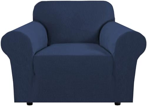 Miniatura 67 de H.VERSAILTEX Funda elástica para sillón, cubierta de sofá, protector de muebles, alto spandex, cuadros pequeños, jacquard tejido, fundas de sofá