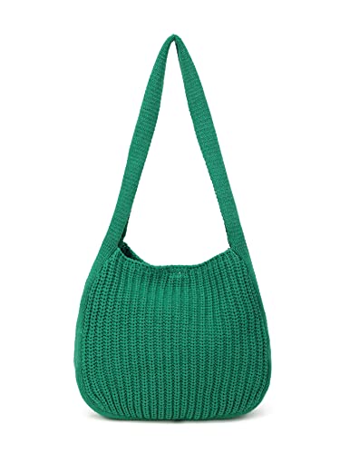 Image of ENBEI Women's Crochet Tote Bag Knit Shoulder bag,Aesthetic Bag,Cute Eco-Friendly Tote for Travel,Daily Use,Gift Box Packaging