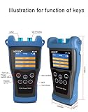 NOYAFA Cable and Network tester NF-912 Portable Li-Lion Battery Optical Power Meter Visual Fault Locator Network Cable Test Optical Fiber Tester,optical multimeter,optical meter