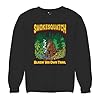 Tee Hunt Smokesquatch Bigfoot Weed Sweatshirt Blazin His Own Trail Bong Funny Sasquatch
