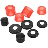 Cabilock Skateboard Buchsen Satz mit Stoßdämpfenden Pads aus Pu Kunststoff Langlebige Longboard Ersatzteile für Anfänger und Profis Geeignet für Commutes und Extremsport