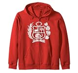 Camiseta Perú Camiseta Escudo Escudo de Armas Hombres Mujeres Niños Sudadera con Capucha