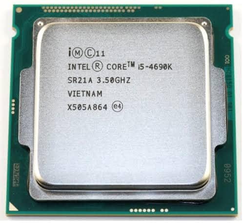 Core i5-4690 Processor | 4th Gen | 3.5 GHz (Turbo 3.7 GHz) | 4 Cores, 4 Threads | 6MB Cache | LGA 1150 Socket | Desktop CPU